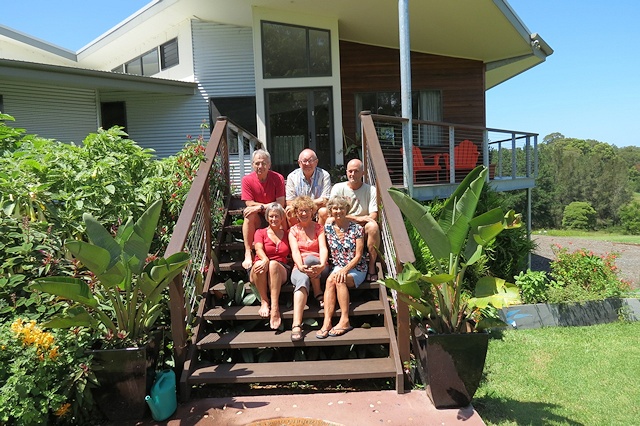 Three families share – a home among the gum trees