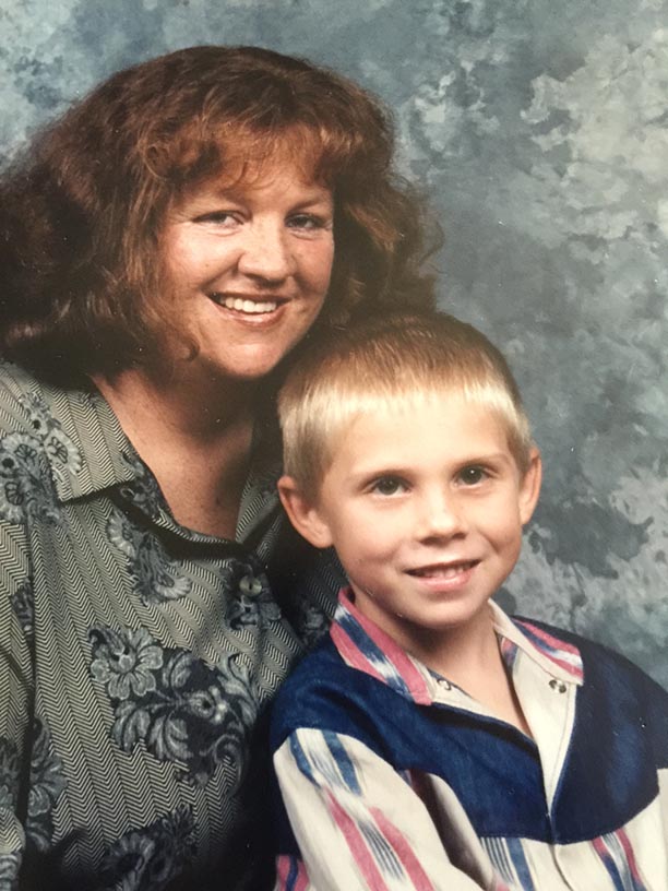 Ricky and his Mum, Nerida.