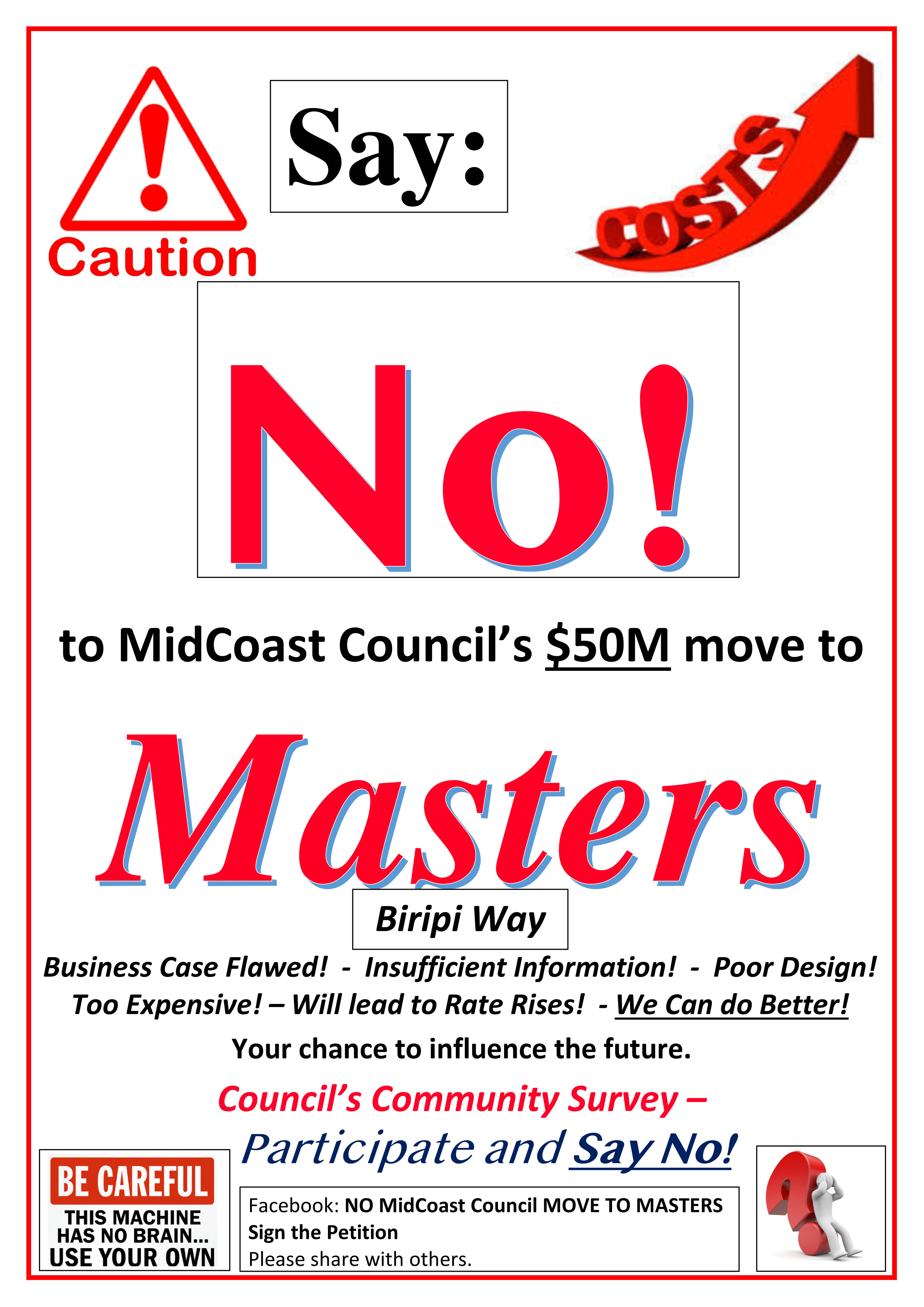  IT’S WAR! MidCoast Council community rally to stop Masters acquisition